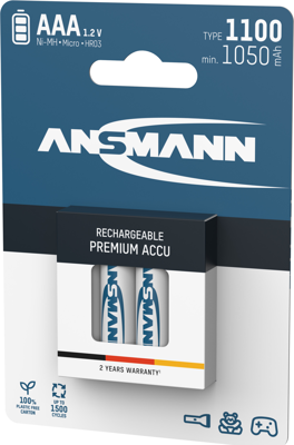 5035232 Ansmann Rundzellen-Akkus, 9V-Block-Akkus Bild 2