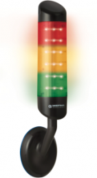 LED-Signalsäule mit Akustik, Ø 76 mm, 85 dB, 2400 Hz, grün/gelb/rot, 24 VDC, 695 300 55