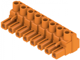 Buchsenleiste, 8-polig, RM 7.62 mm, gerade, orange, 1980540000