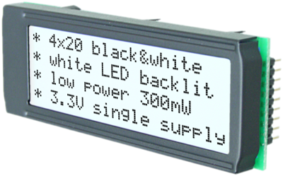EA DIP205J-4NLW DISPLAY VISIONS LCD-Module Bild 1
