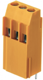 Leiterplattenklemme, 10-polig, RM 5 mm, 0,08-6,0 mm², 20 A, Schraubanschluss, orange, 1975330000