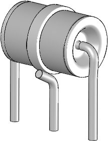 3-Elektroden-Ableiter, radial, 90 V, 15 kA, Keramik, B88069X5070B502