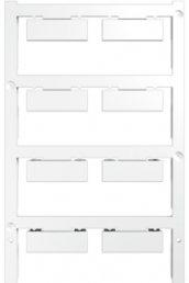 Polyamid Gerätemarkierer, (L x B) 26 x 9 mm, weiß, 80 Stk