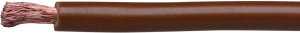 PVC-Schaltlitze, hochflexibel, H05V-K, 0,75 mm², AWG 20, braun, Außen-Ø 2,4 mm