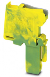 Stecker, Federzuganschluss, 0,08-4,0 mm², 1-polig, 24 A, 6 kV, gelb/grün, 3061020