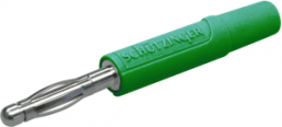 2.4 mm Stecker, Lötanschluss, 0,5 mm², grün, FK 04 L NI / GN