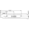 KHPC 033 O Fischer Elektronik Leiterplattenbefestigung