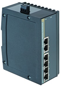 Ethernet Switch, unmanaged, 6 Ports, 100 Mbit/s, 24 VDC, 24031060030
