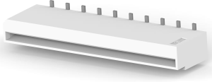 Steckverbinder, 20-polig, 1-reihig, RM 1 mm, SMD, Buchse, verzinnt, 2-84982-0
