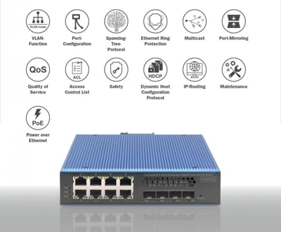 DN-651161 DIGITUS Industrial Ethernet Switches Bild 3