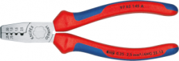 Crimpzange für Aderendhülsen, 0,25-2,5 mm², AWG 23-13, Knipex, 97 62 145 A