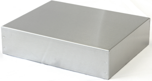 Aluminium Gehäuse, (L x B x H) 254 x 203 x 64 mm, natur, 1444-10825