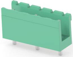 Leiterplattenklemme, 3-polig, RM 10 mm, 0,05-3 mm², 15 A, Stift, grün, 282827-3