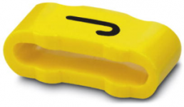 PVC Bezeichnungshülse, Aufdruck "J", (L x B) 11.3 x 4.3 mm, gelb, 0826611:J