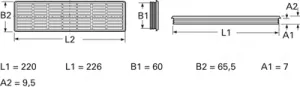 LB 22565 SW Gehäusezubehör