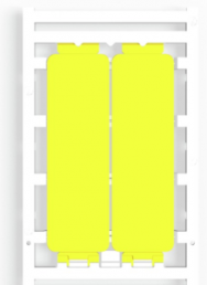 Polyamid Gerätemarkierer, (L x B) 85 x 27 mm, gelb, 20 Stk