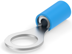 Isolierter Ringkabelschuh, 1,25-2,0 mm², AWG 16 bis 14, 7.92 mm, M8, blau