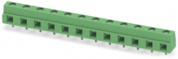 Leiterplattenklemme, 12-polig, RM 7.62 mm, 0,14-1,5 mm², 16 A, Schraubanschluss, grün, 1707137