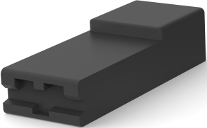 Isoliergehäuse für 6,35 mm, 1-polig, Polyamid, UL 94V-2, schwarz, 926539-3
