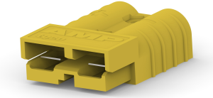 Buchsengehäuse, 2-polig, RM 19.05 mm, gerade, gelb, 647845-8
