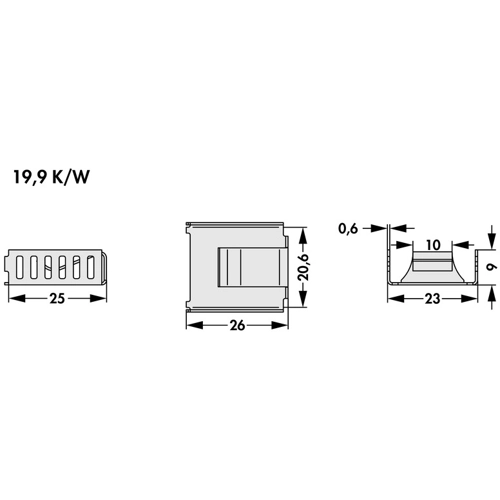 FK 271 MI 247 O Fischer Elektronik Kühlkörper Bild 2
