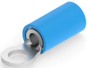 Isolierter Ringkabelschuh, 1,25-2,0 mm², AWG 16 bis 14, 3.68 mm, M3,5, blau