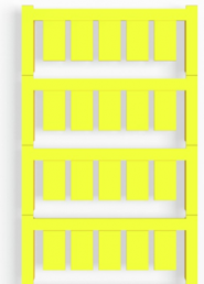 Polyamid Gerätemarkierer, (L x B) 17 x 9 mm, gelb, 8000 Stk