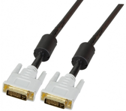 DVI Kabel Dual Link + Analog DVI-D/Al 24+5, AWG28, 2m