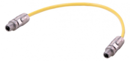 Sensor-Aktor Kabel, M12-SPE-Kabelstecker, gerade auf M12-SPE-Kabelstecker, gerade, 2-polig, 10 m, PUR, gelb, 4 A, 33281414002100