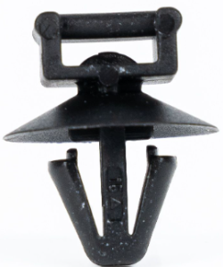 Kabelbinder mit Lochclip, Polyamid, (L x B) 200 x 4.8 mm, Bündel-Ø 45 mm, schwarz, -40 bis 120 °C