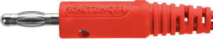 4 mm Stecker, Lötanschluss, 2,5 mm², rot, FK 8 L NI / RT
