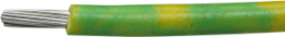 PVC-Schaltlitze, hochflexibel, LiYv, 0,75 mm², AWG 20, grün/gelb, Außen-Ø 2 mm