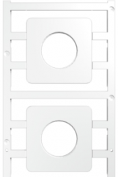 Polyamid Gerätemarkierer, (L x B) 45 x 45 mm, weiß, 20 Stk