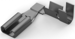 Unisolierte Flachsteckhülse, 2,8 x 0,81 mm, 0,32 bis 0,82 mm², AWG 22 bis 18, Messing, verzinnt, 62336-1