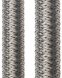 Metall-Geflechtschlauch, Innen Ø 20 mm, Bereich 16-27 mm, silber, -50 bis 300 °C