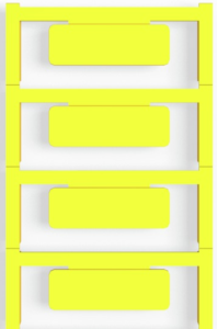 Polyamid Gerätemarkierer, (L x B) 45 x 15 mm, gelb, 40 Stk