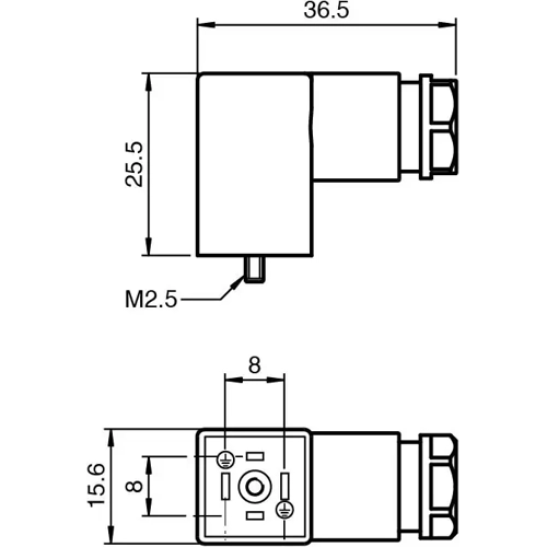 249522 PEPPERL+FUCHS Ventilsteckverbinder Bild 2