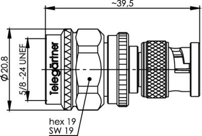 100023656 Telegärtner Koaxial Adapter Bild 2