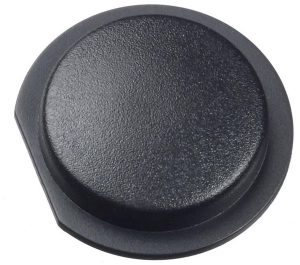 Kappe, rund, Ø 9.5 mm, (H) 2.05 mm, schwarz, für Kurzhubtaster Ultramec 6C, 10ZC09