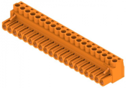 Stiftleiste, 20-polig, RM 5.08 mm, gerade, orange, 1943760000