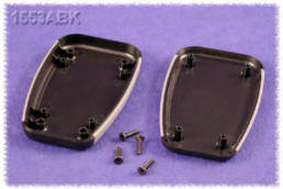 ABS Handgehäuse, (L x B x H) 100 x 61 x 17 mm, schwarz (RAL 9005), IP54, 1553ABK