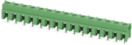 Leiterplattenklemme, 15-polig, RM 7.5 mm, 0,5-4,0 mm², 32 A, Schraubanschluss, grün, 1988231
