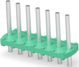 Leiterplattenklemme, 7-polig, RM 3.5 mm, 0,5-1,5 mm², 2 A, Stift, grün, 1986718-7