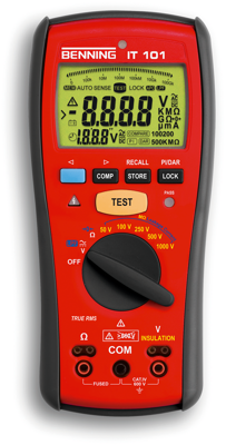 IT 101 Benning VDE-Tester, Installationstester, Isolationsmessgeräte