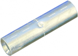 Stoßverbinder, unisoliert, 16 mm², silber, 50 mm