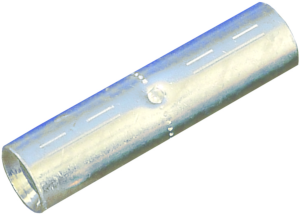 Stoßverbinder, unisoliert, 300 mm², silber, 100 mm