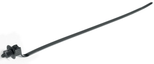 Kabelbinder außenverzahnt, Polyamid, (L x B) 232 x 4.7 mm, Bündel-Ø 10 bis 40 mm, schwarz, -40 bis 85 °C