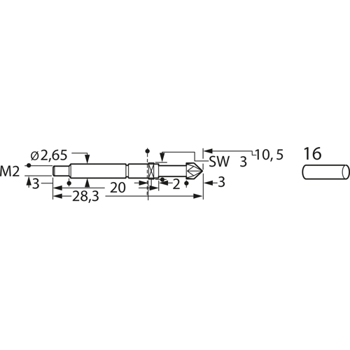 F73316B140G150 Feinmetall Prüfstifte Bild 3