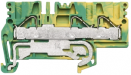 Schutzleiter-Reihenklemme, Push-in-Anschluss, 0,5-4,0 mm², 3-polig, 8 kV, gelb/grün, 1896200000