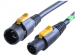 Geräteanschlussleitung, International, powerCON Stecker, gerade auf powerCON-Dose, gerade, H07RN-F3G1,5mm², schwarz, 1 m